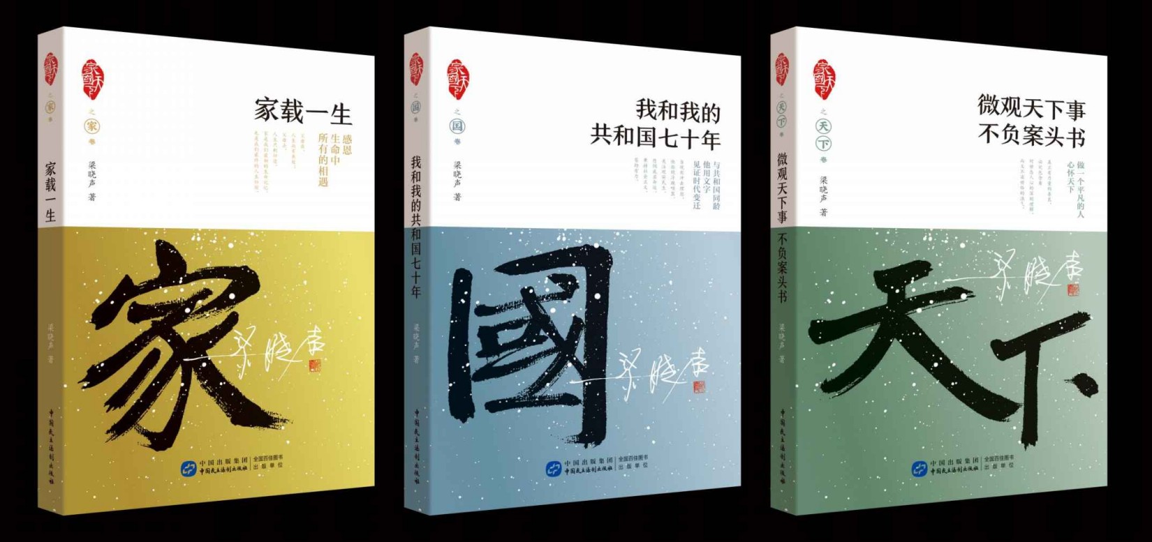 “家·国·天下”系列三部曲（套装共3册）（文章入选中小学语文课本;著名作家梁晓声倾谈个人与家国历史）