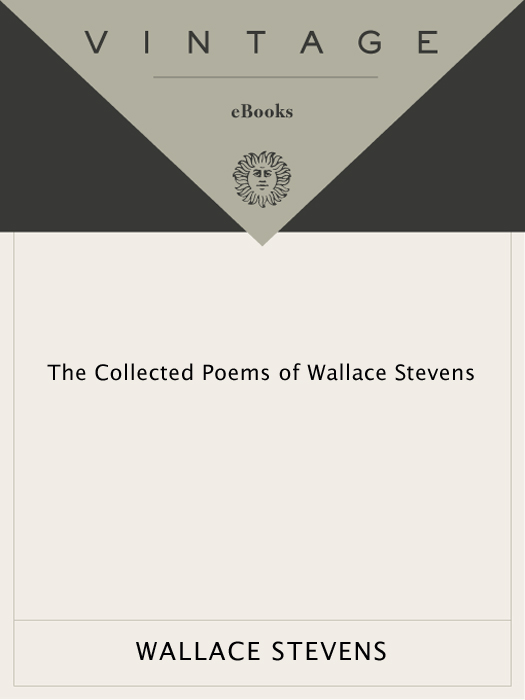 The Collected Poems of Wallace Stevens