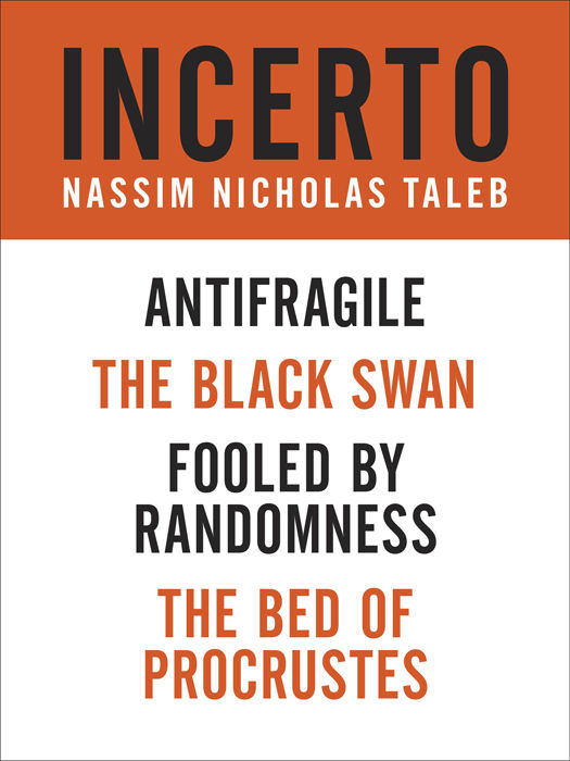 Incerto 4-Book Bundle: Fooled by Randomness The Black Swan Antifragile The Bed of Procrustes